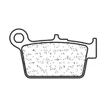 Plaquettes de frein CL BRAKES 1244X59 métal fritté