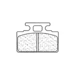 Plaquettes de frein CL BRAKES 2287S4 métal fritté