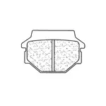 Plaquettes de frein CL BRAKES 2306ATV1 métal fritté
