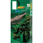 Plaquettes de frein CL BRAKES 2306ATV1 métal fritté