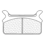 Plaquettes de frein CL BRAKES 2342RX3 métal fritté