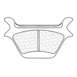 Plaquettes de frein CL BRAKES 2370RX3 métal fritté