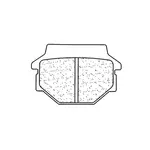Plaquettes de frein CL BRAKES 2466MX10 métal fritté