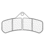 Plaquettes de frein CL BRAKES 2586C60 métal fritté
