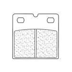 Plaquettes de frein CL BRAKES 2840A3+ métal fritté