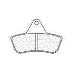 Plaquettes de frein CL BRAKES 2926ATV1 métal fritté