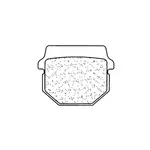 Plaquettes de frein CL BRAKES 3022SC métal fritté