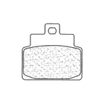 Plaquettes de frein CL BRAKES 3064SC métal fritté