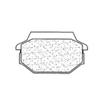 Plaquettes de frein CL BRAKES 3068SC métal fritté