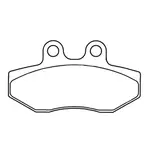 Plaquettes de frein CL BRAKES 3069MSC métal fritté