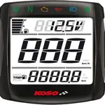 Compteur digital KOSO XR-S 01 mutlifonctions universel
