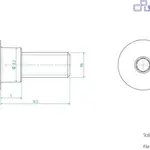 Vis LIGHTECH M6 X 16,5 Type 1018 Ergal argent à l&#039;unité
