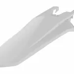 Garde-boue arrière + plaques latérales POLISPORT blanc KTM SX85