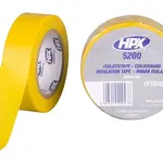 Ruban adhésif isolant HPX jaune 19mm x 10m