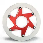 Disque de frein BERINGER K14LGRF Aeronal® fonte rond flottant rouge