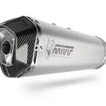 Silencieux MIVV Delta Race inox/casquette carbone Kawasaki Versys 1000