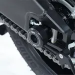 Protection de bras oscillant R&amp;G RACING noir Yamaha YZF-R6/R1M