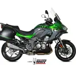 Silencieux MIVV Delta Race inox/casquette carbone Kawasaki Versys 1000