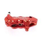 Etrier de frein axial gauche BERINGER Aerotec® 6 pistons Ø27mm rouge