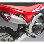Silencieux double YOSHIMURA RS-9T Signature Series inox/casquette carbone Honda CRF250R