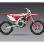 Silencieux double YOSHIMURA RS-9T Signature Series inox/casquette carbone Honda CRF250R
