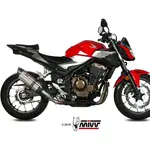 Silencieux MIVV Suono inox/casquette carbone Honda CB500F