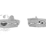 Outil alignement de roue arrière LASER TOOLS Triumph