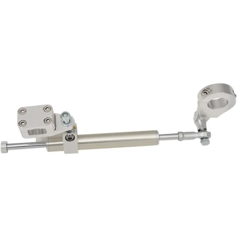 7 WAY STEERING STABILIZER SILVER
