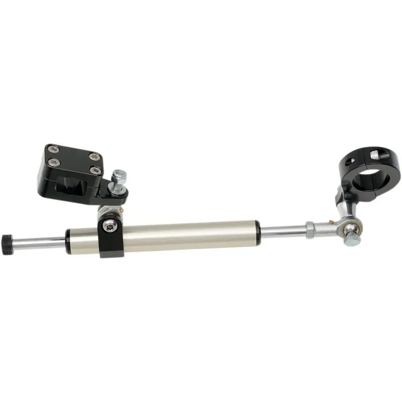 7 WAY STEERING STABILIZER BLACK