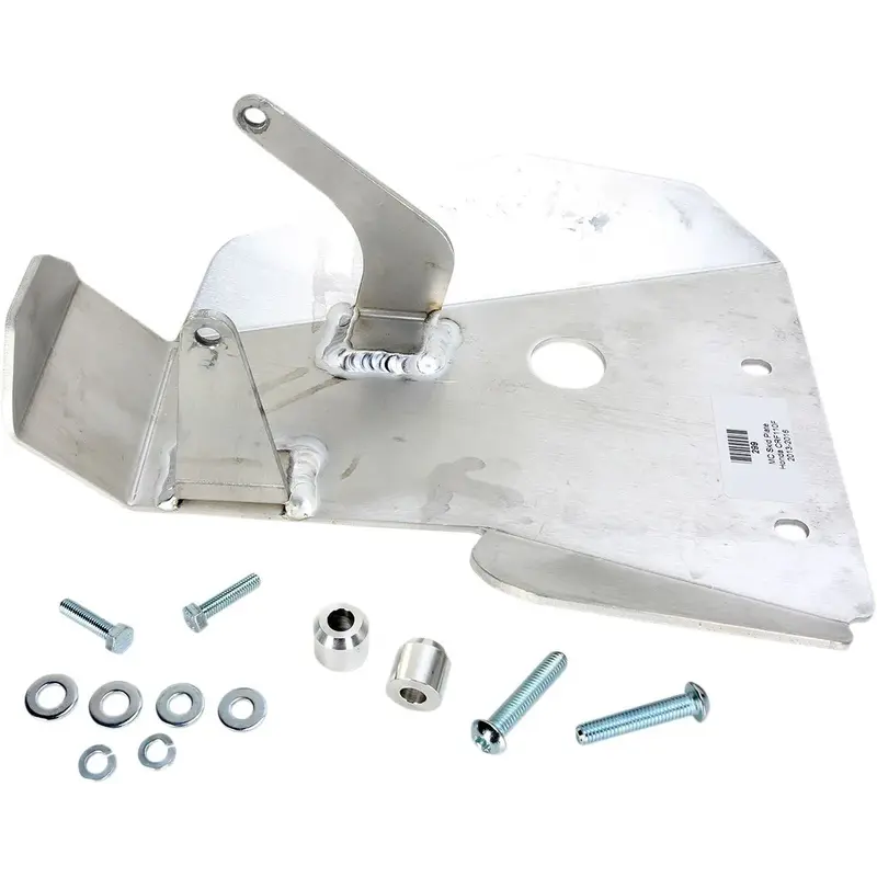 SKID PLATE ALUMINUM SILVER