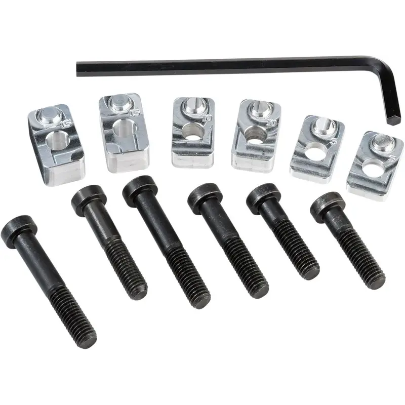 HANDLEBAR RISER KIT BLACK/CHROME