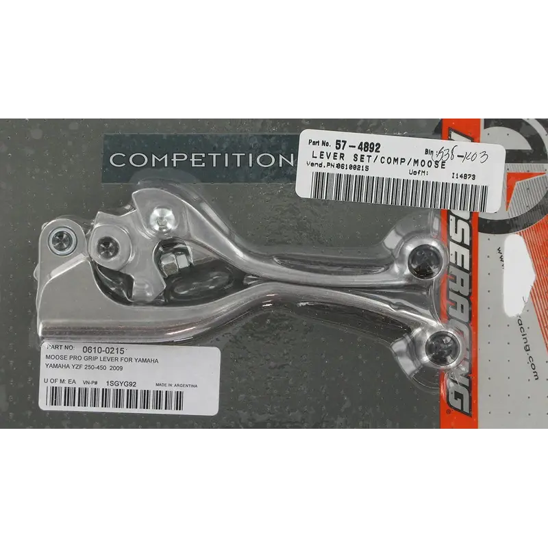 COMPETITION LEVERS SET BLACK