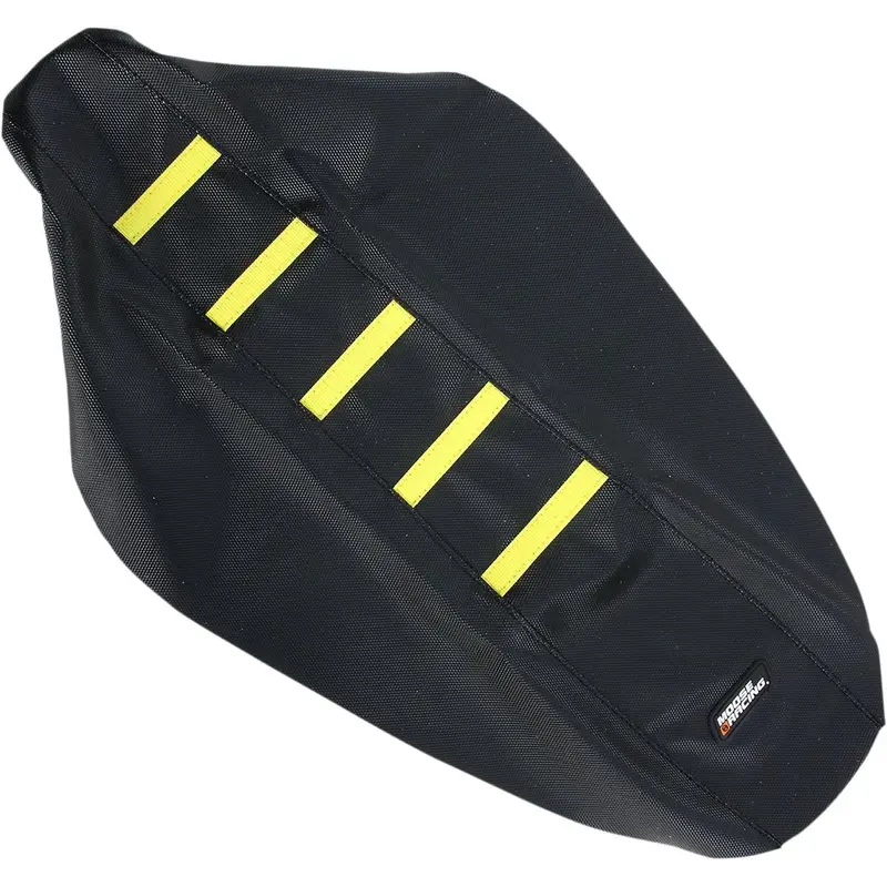 RIBBED SEAT COVER BLACK/YELLOW
