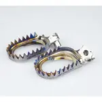 Repose-pieds SCAR anti-boue titane Yamaha YZ/YZF