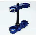 Té de fourche SCAR ACS Offset 25mm bleu Yamaha