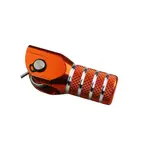 Sélecteur de vitesse SCAR noir mat/embout orange KTM SX85