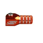 Sélecteur de vitesse SCAR noir mat/embout orange KTM SX125
