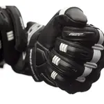 Gants RST Pilot CE cuir noir/blanc taille S 