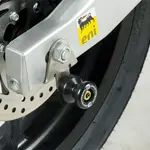 Pions de bras oscillant R&amp;G RACING avec platine argent Aprilia RS4 50/125