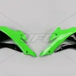 Ouïes de radiateur UFO couleur origine 2014 Kawasaki KX85