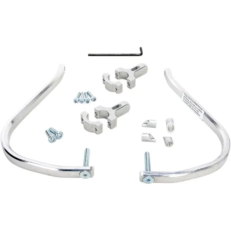 Protège-mains pour petit guidon en aluminium gris