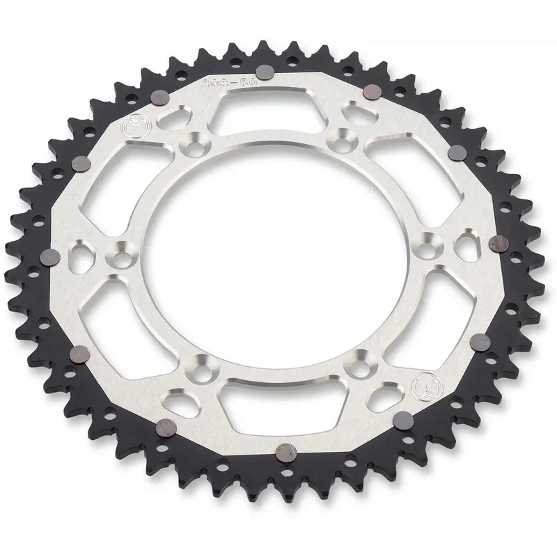 REAR SPROCKET / 48 TEETH / 520 PITCH / SILVER/NATURAL / ALUMINIUM/STEEL