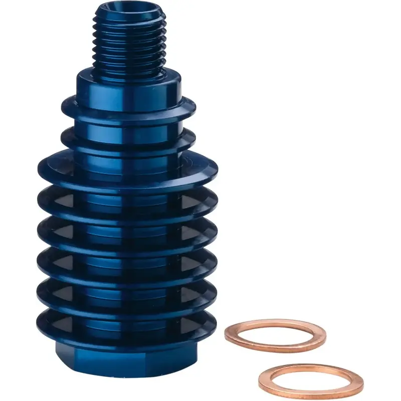 Refroidisseur d'étrier de frein arrière bleu