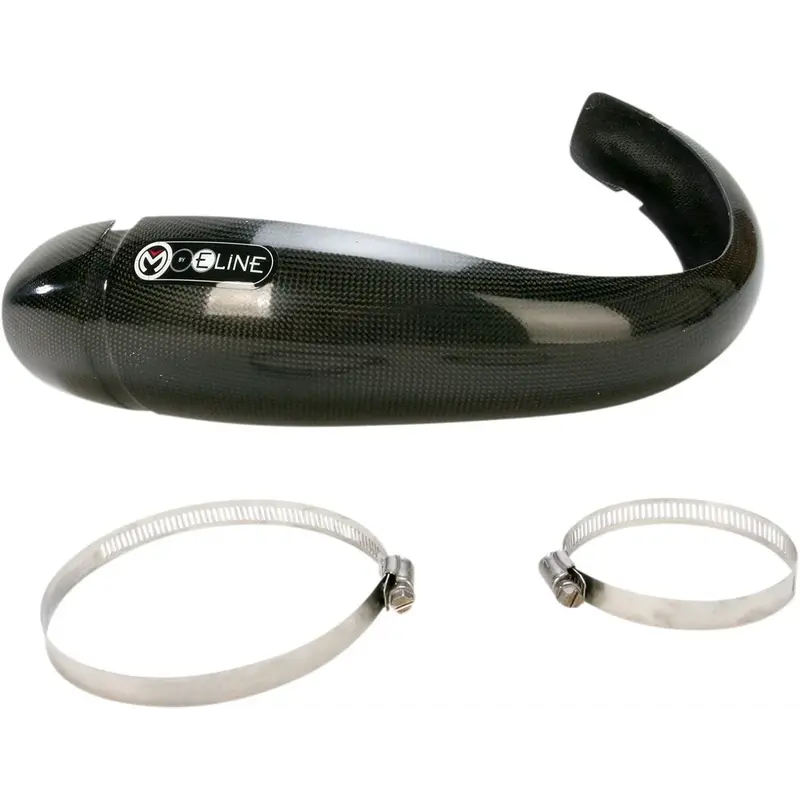 Protection de pot d'échappement en fibre de carbone pour moto 125/150 ktm,husqvarna
