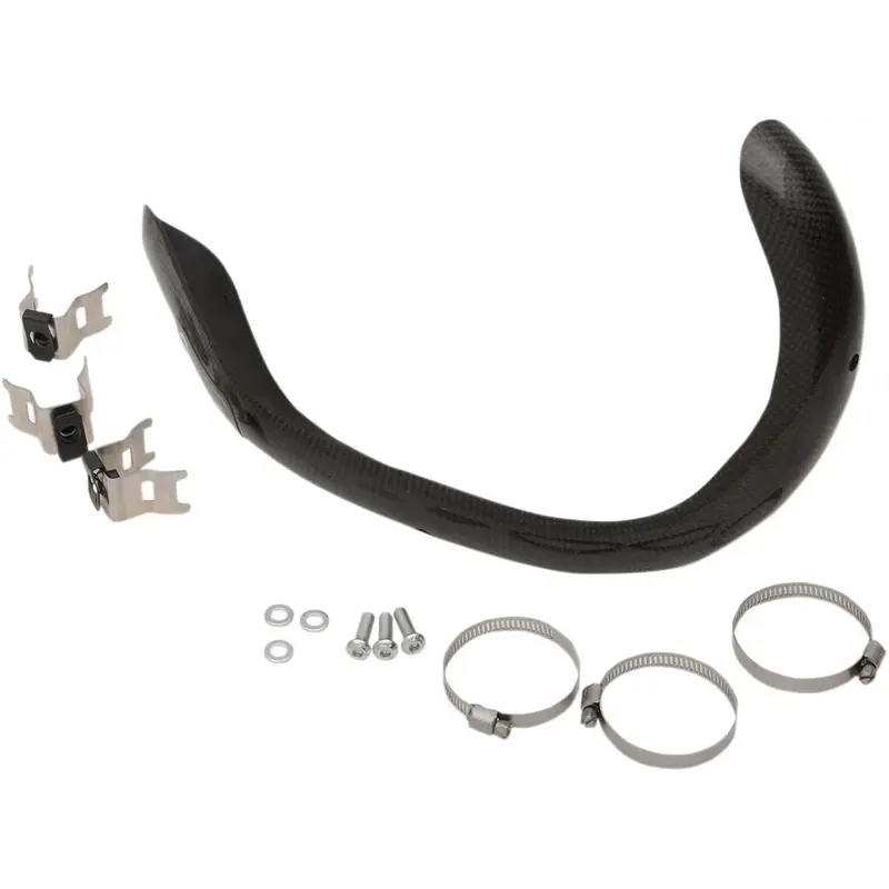 Protection de pot d'échappement en fibre de carbone pour moto 350 ktm,husqvarna