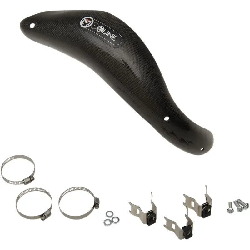 Protection de pot d'échappement en fibre de carbone pour moto 450 ktm,husqvarna