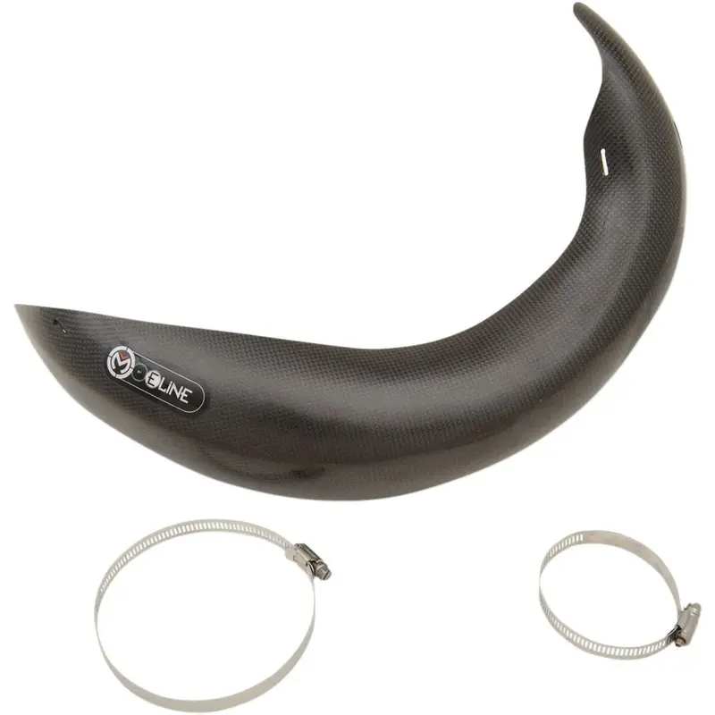 Protection de pot d'échappement en fibre de carbone pour yamaha 250 YZ X
