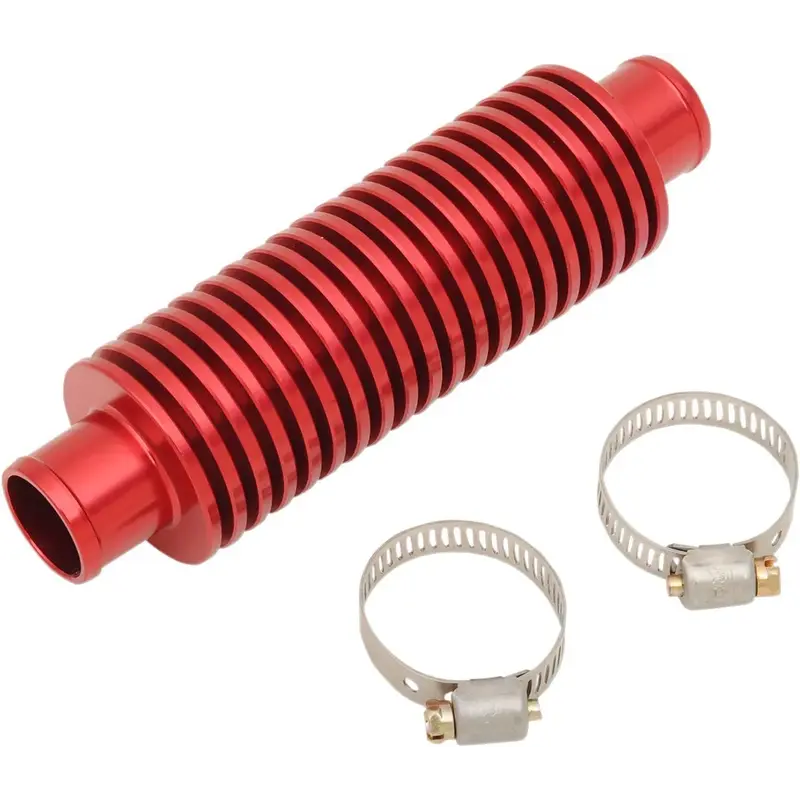 IN-LINE COOLER ALUMINUM RED