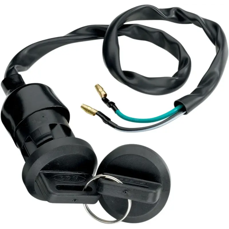 Commutateur on/off à verrouillage à clé universel noir