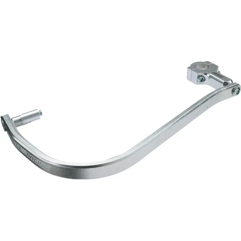 Protège-mains pour moto 80-125cc en aluminium gris